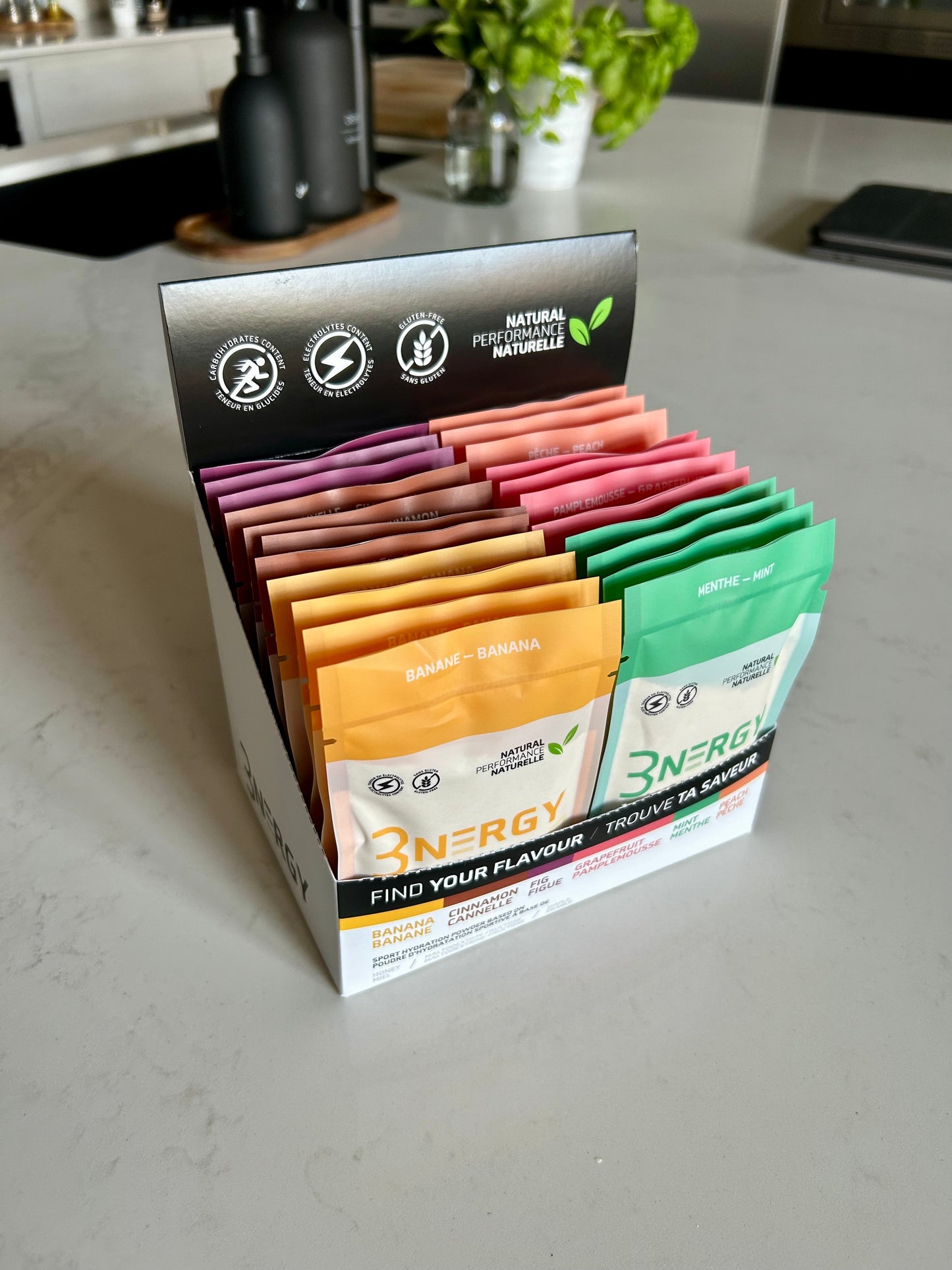 Boîte présentoir réutilisable de sachets