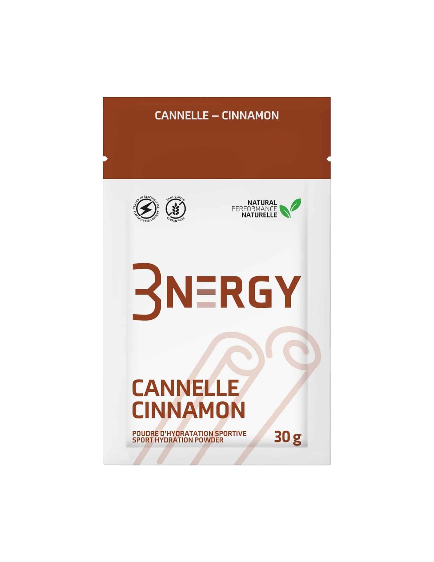 Single sachet of 30g with cinnamon-Maltodextrin-Fructose